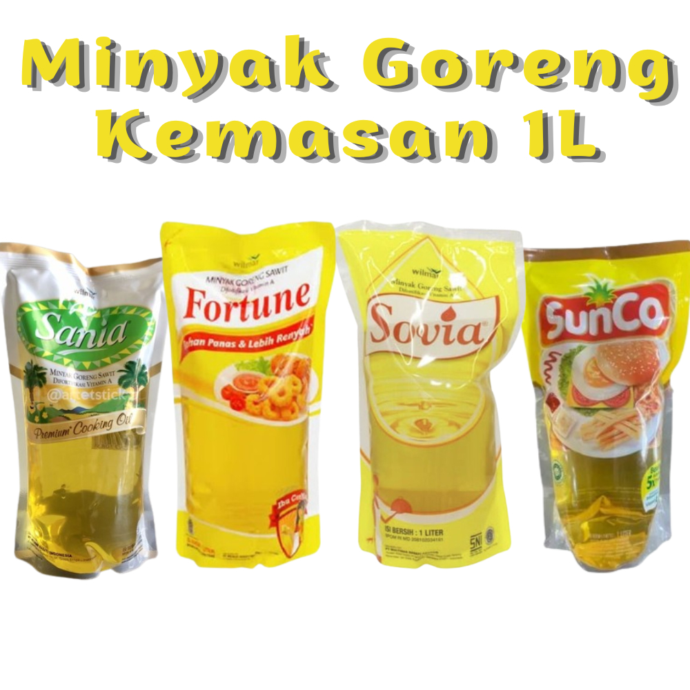 

Jual Minyak Goreng Kemasan 1Liter Pouch | SHOPEE INDONESIA