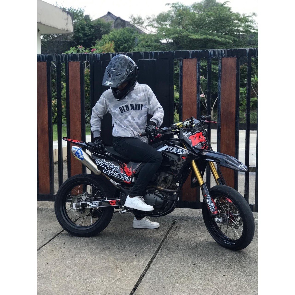 STICKER DECAL CRF 150 L / CRF SUPERMOTO /DECAL CRF SUPERMOTO CUSTOM