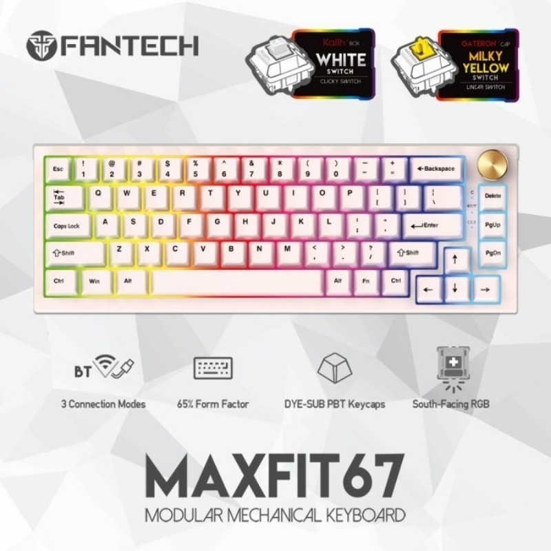 Fantech Maxfit67 / Maxfit 67 Wireless Mechanical Keyboard RGB