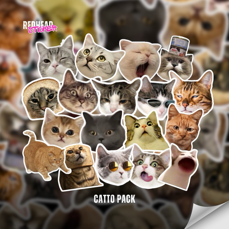 

CATTO & DOGGO STICKER PACK 18 PCS/PACK - STICKER ANTI AIR TIDAK MEMBEKAS DAN MERUSAK DEVICE