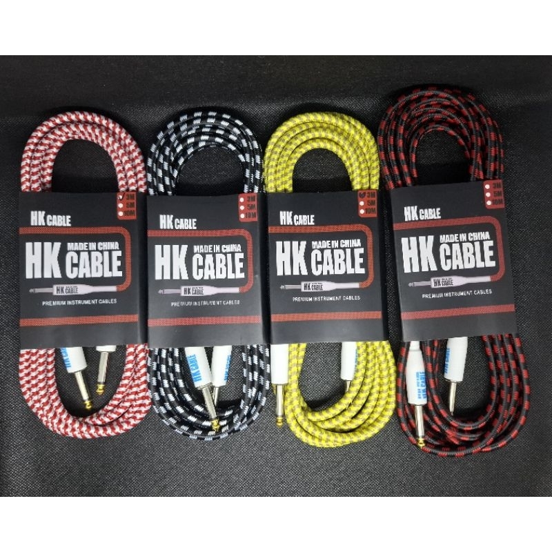 HK CABLE / KABEL JACK GITAR KEYBOARD BASS  MERK HK