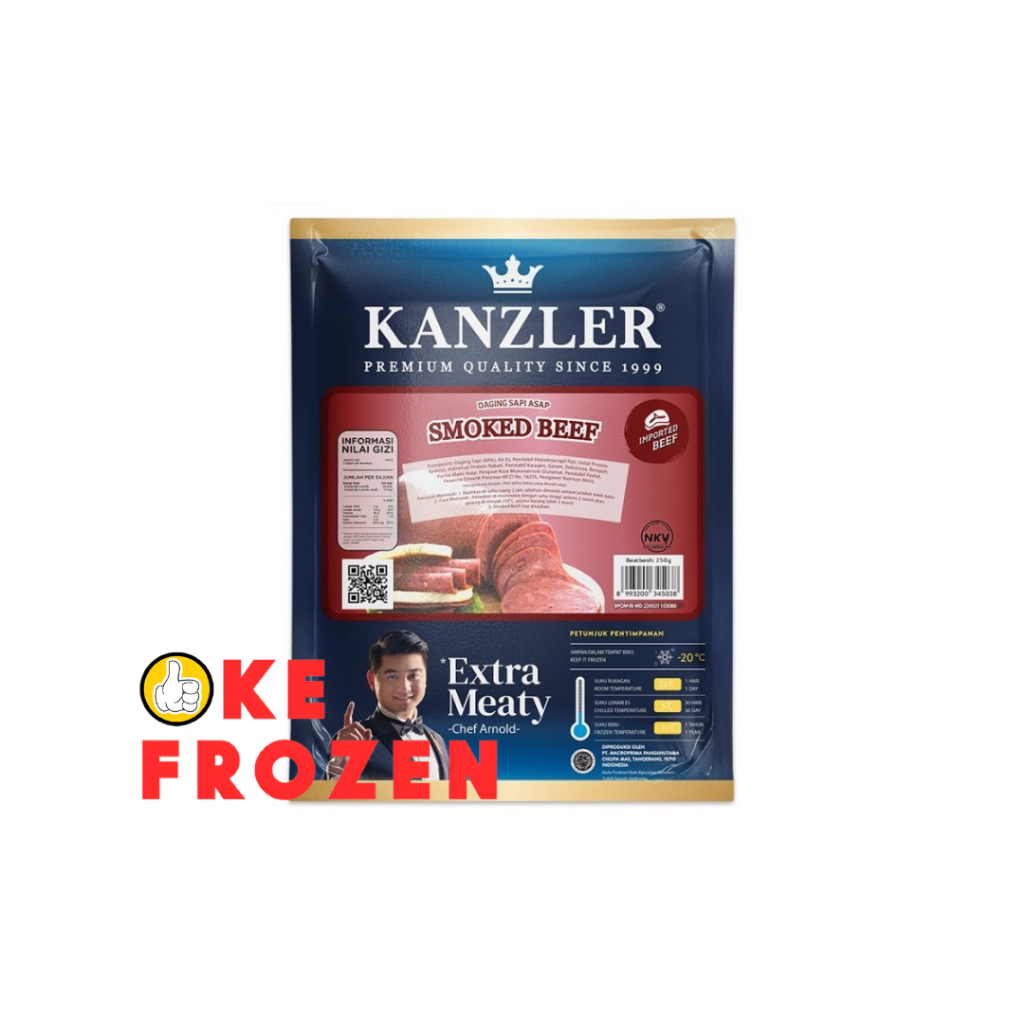 

KANZLER SMOKED BEEF 250GR DAGING SAPI ASAP