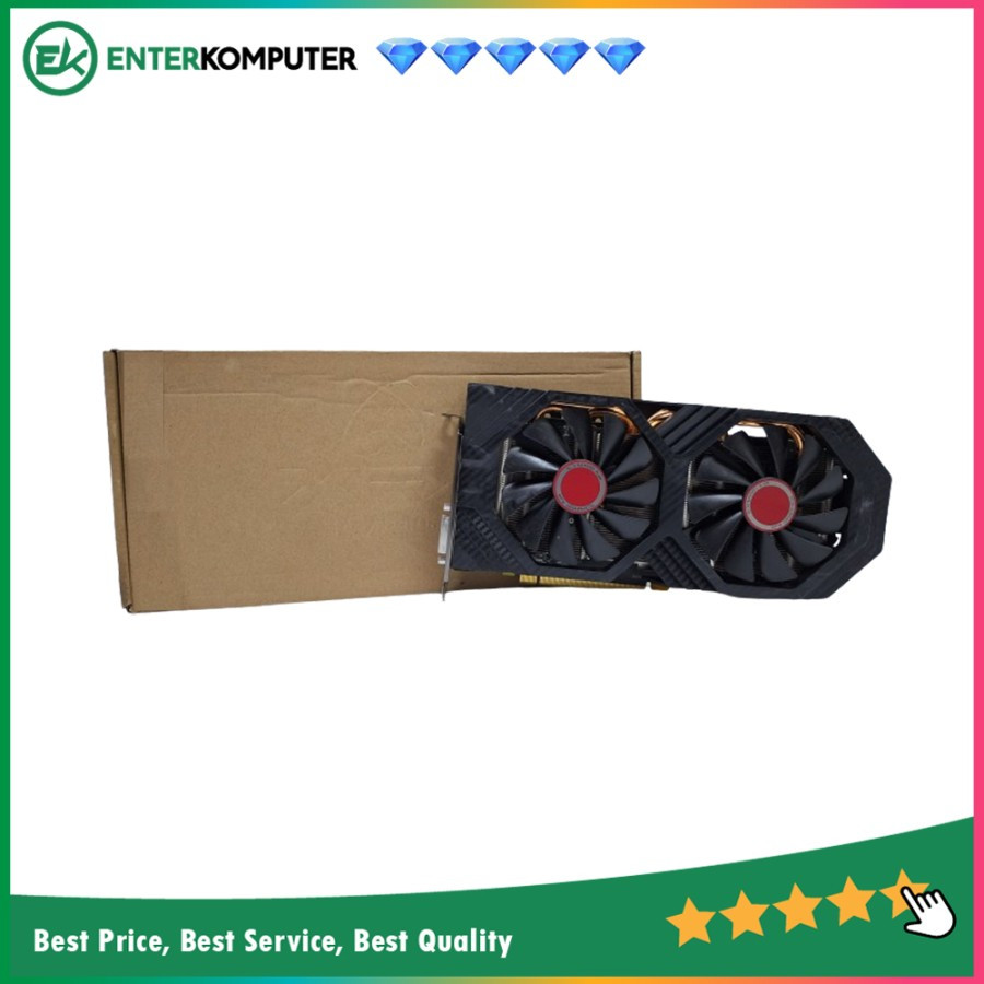 XFX Radeon RX 580 8GB DDR5 GTS XXX Edition OC - Dual Fan - RX-580P8D8FD6 [Brown Box]