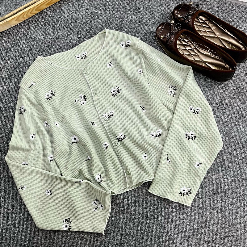 CARDIGAN CROP WAFFLE CARDIGAN CROP KNIT CARDIGAN KNIT CARDIGAN KEKINIAN CARDIGAN CROP TOP CARDIGAN T