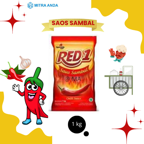 

Saos Sambal Red 1 Kemasan pack 1kg