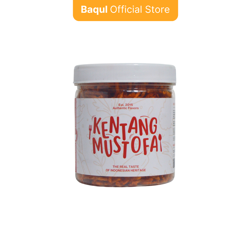 

Baqul Kentang Mustofa Pedas Manis Kemasan Jar Ukuran Small