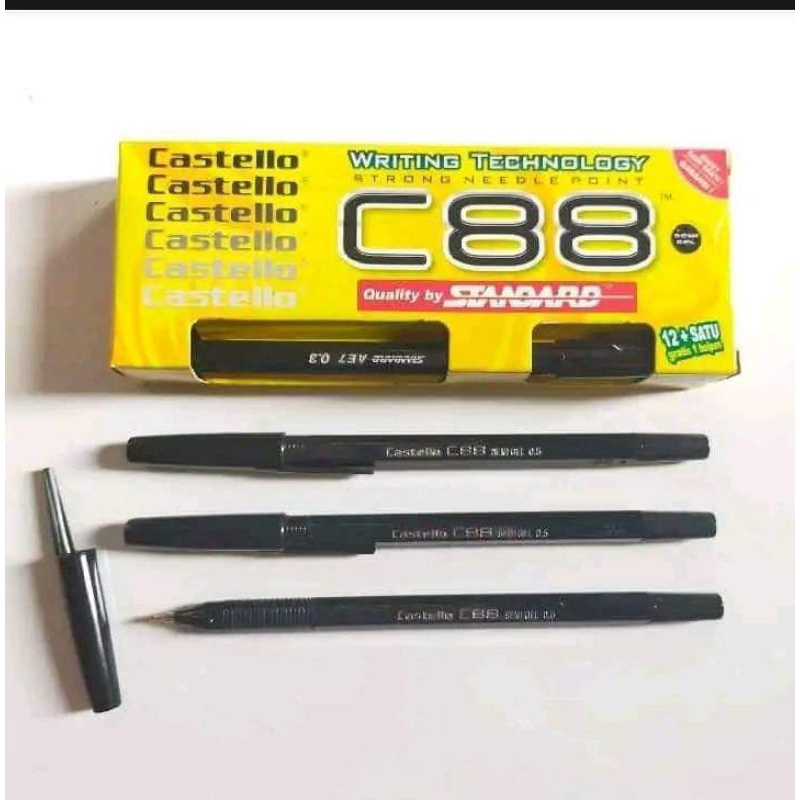 

pulpen castello C88 cristall dancastelloc88standardisi12pcsperpaknya