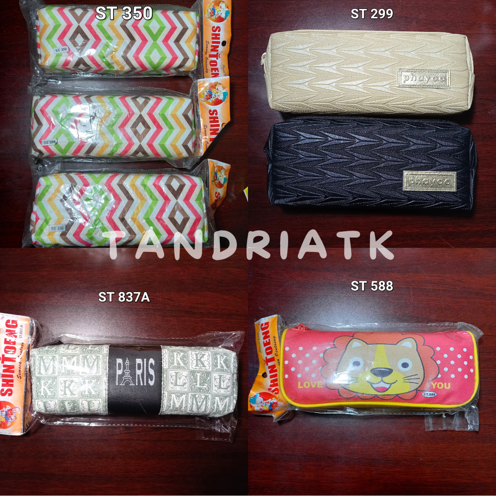 

Tempat Pensil Kain Shin Toeng Sleting Motif Simple Elegan Corak Fruit Paris ST 299 / 813 / 20 / 350 / 873