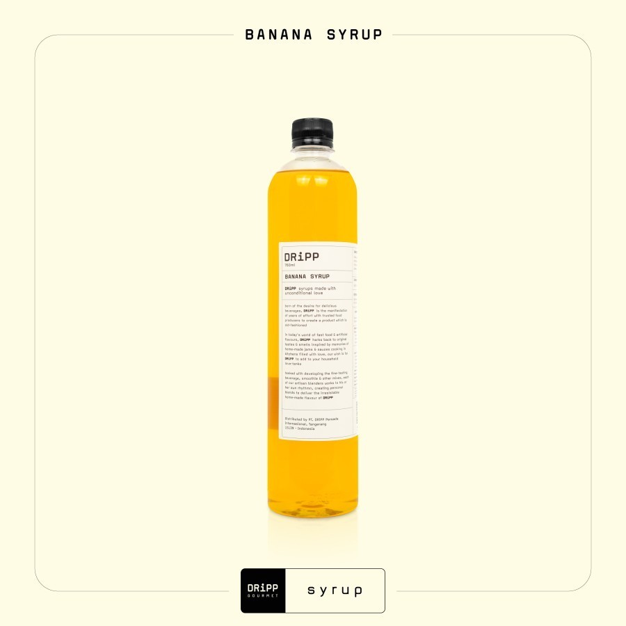 

Dripp Syrup Banana 760 ML - Rasa Banana 760 ML