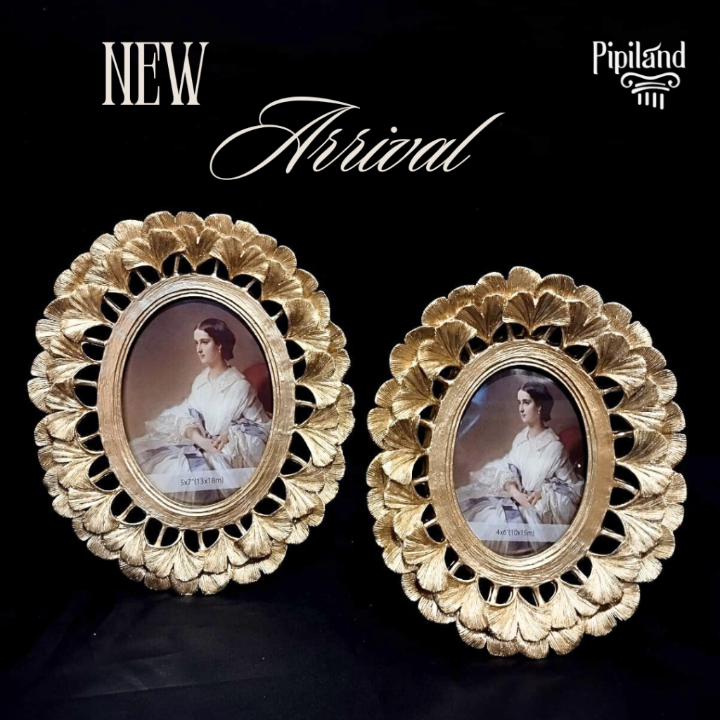 Frame Photo Oval Daun Besar