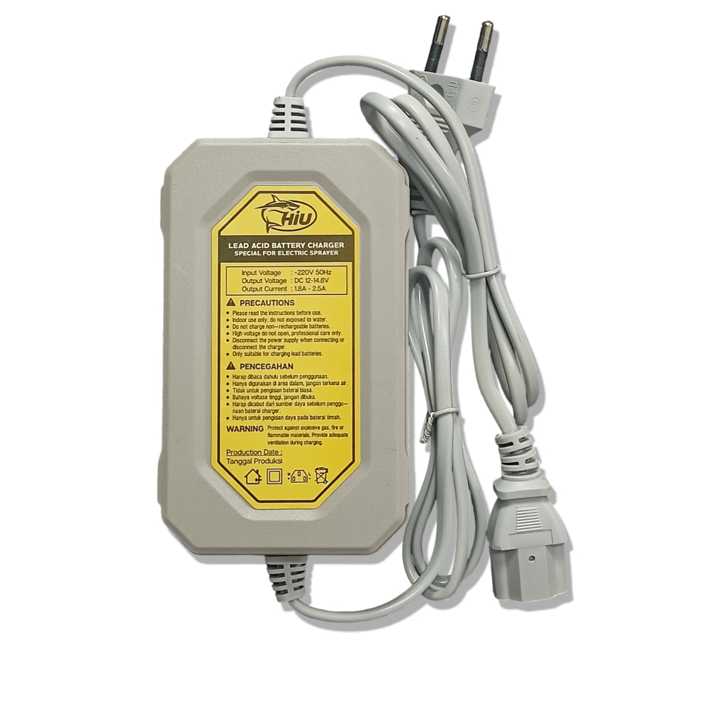 RB Adaptor Charger aki sprayer elektrik hiu original