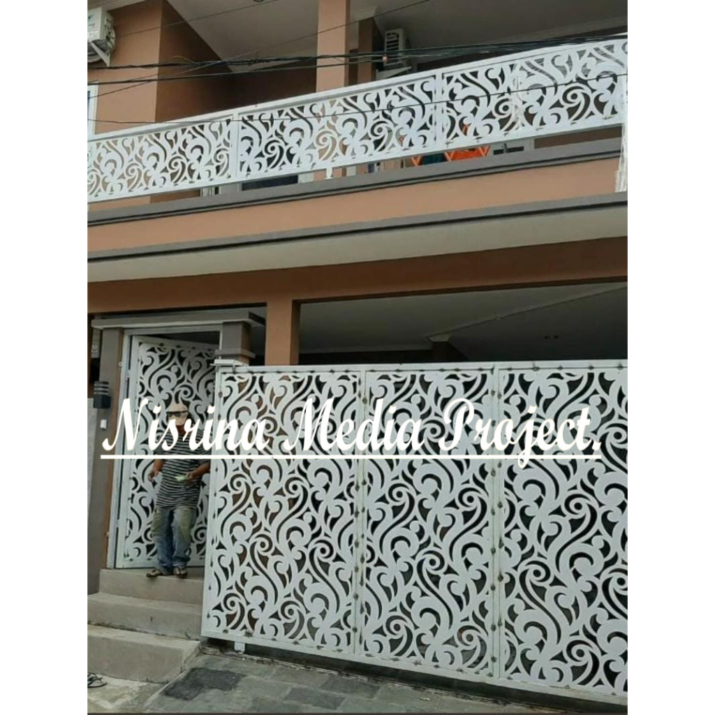 PAGAR RUMAH LASER CUTTING (MOTIF CUSTOM)