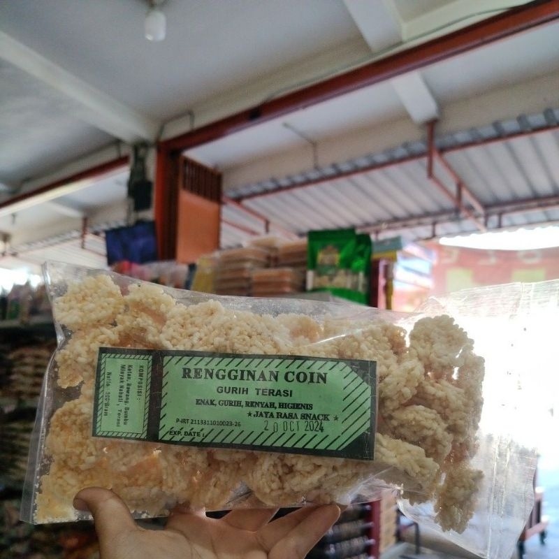 

Rengginang Coin Rasa Bawang