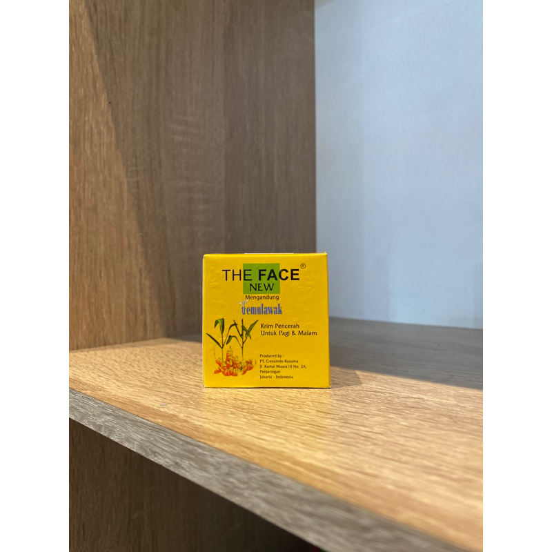 THE FACE Temulawak krim pencerah pagi&malam