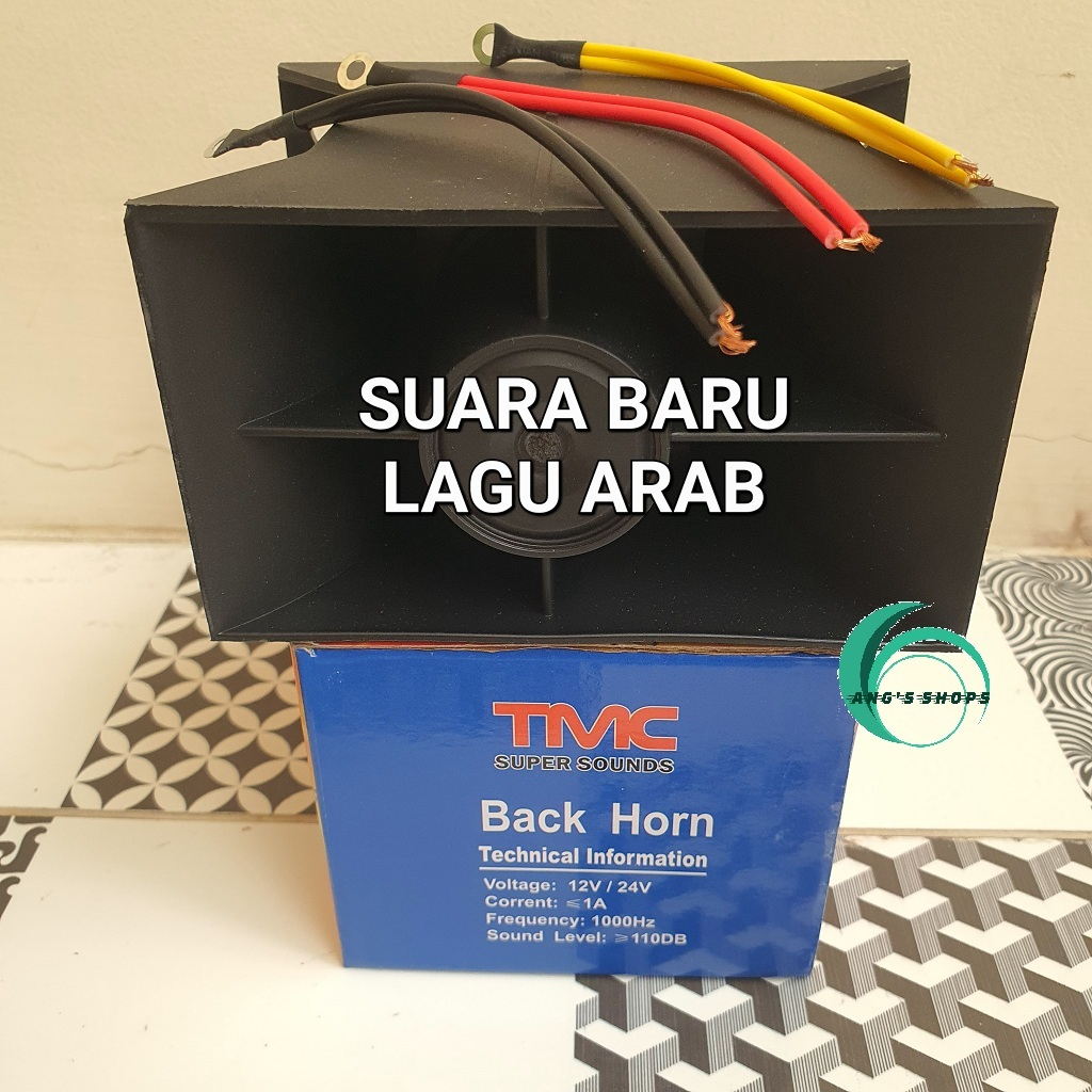 Back Horn / Alarm Mundur / Klakson Atret Truck 3 Suara Suara Biasa/Suara arab/basuri Awas anak