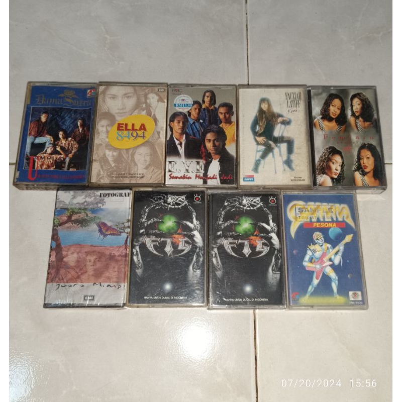 kaset pita Malaysia DAMASUTRA-UMPAMA MIMPI DALAM MIMPI / ELLA-8494 / EYE-Semakin MENJADI JADI / FAUZ