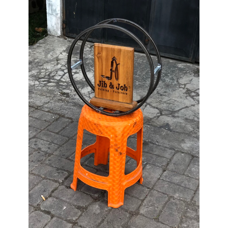 Frame Neon Box Bulat 40cm