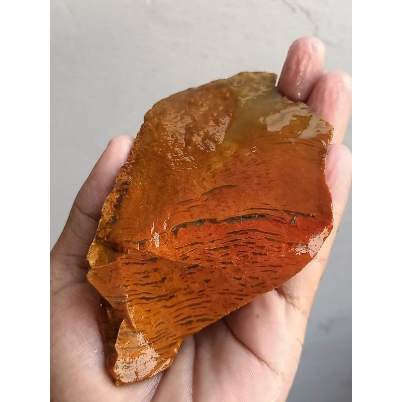 Bahan Batu Jasper Merah Loreng