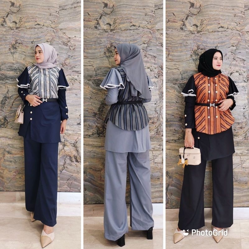 VELOVE SET CELANA By SMW COLLECTION Set Kekinian/ Set Cantik/ Cod/ Gratis Ongkir