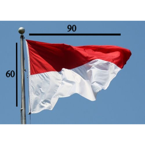 Bendera indonesia BENDERA MERAH PUTIH Bendera Kain Merah Putih 90x60