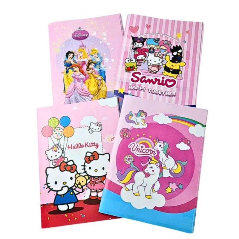 

(20Pcs/Pack)Sampul Buku Tulis Kuarto Motif Unisex Premium | Hazn Store