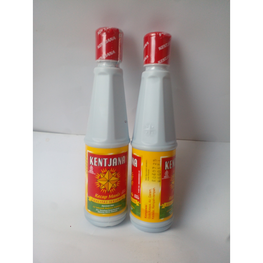 

Kecap Kentjana/Kecap Kencana, Kecap Manis Asli Kebumen kemasan botol plastik 220 ml