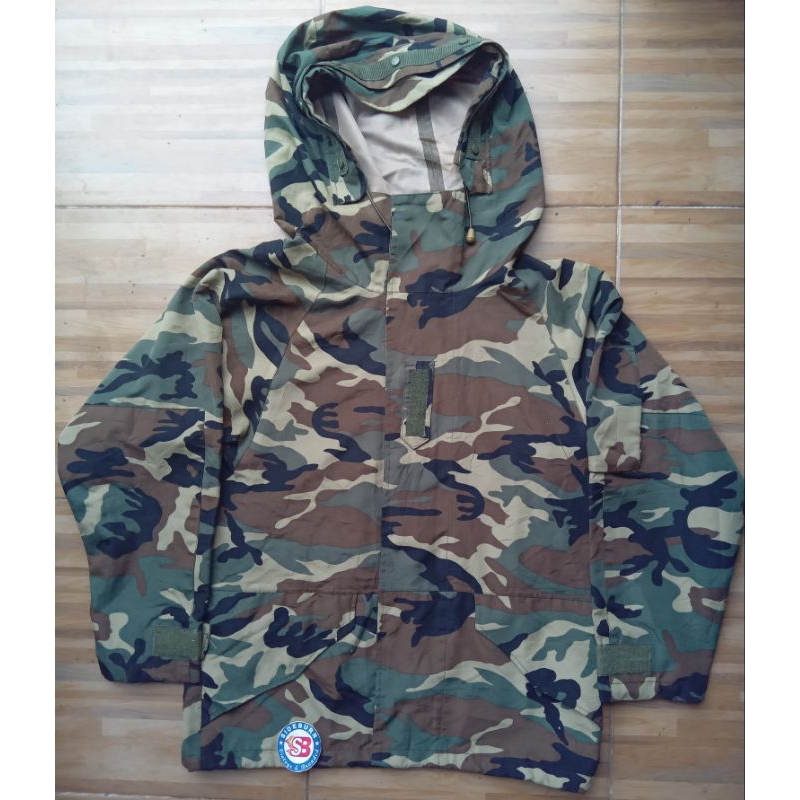 PARKA ECWCS WOODLAND CAMOUFLAGE JACKET NOT ALPHA INDUSTRIES