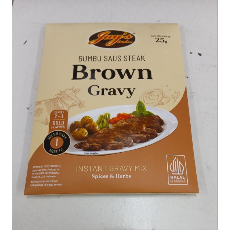 

Jay's Brown Gravy Sauce Steak Bumbu Saus Steak 25g - HM