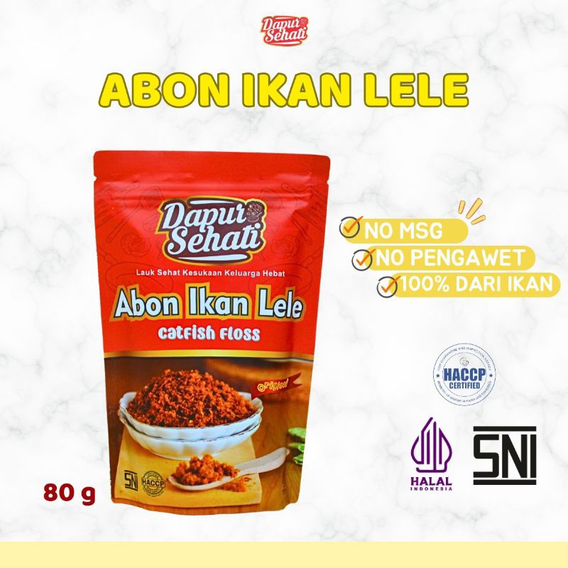 

Abon Ikan Lele Dapur Sehati/Non MSG/Non Pengawet