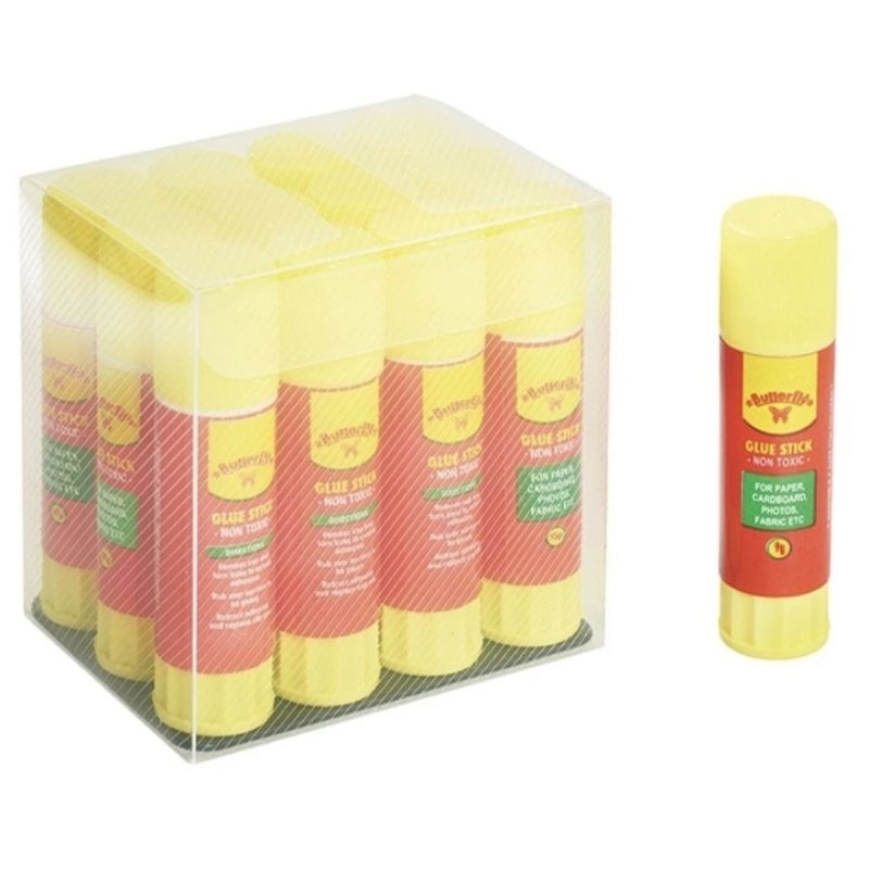 

Glue Stick 9gr Lem Kertas Butterfly