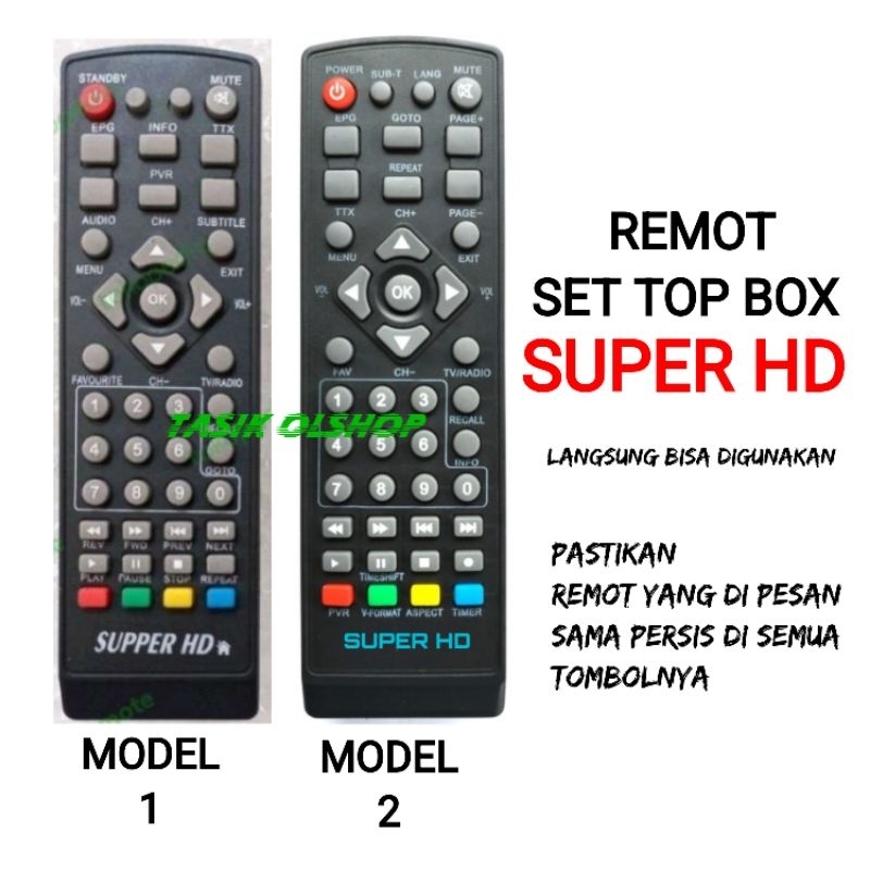 REMOTE REMOT STB SUPER HD