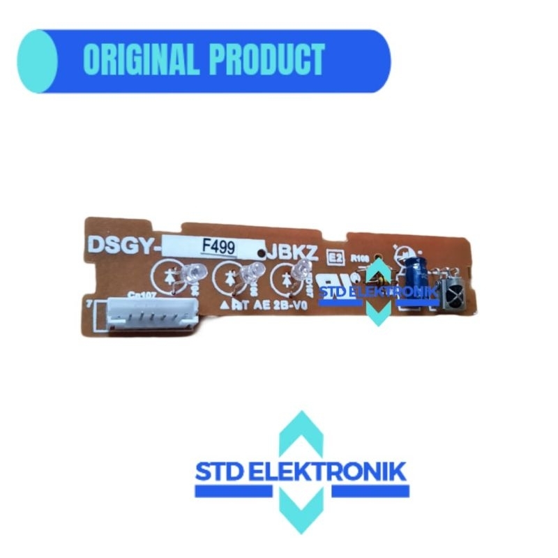 PCB sensor ac sharp 3 lampu  - Receiver ac sharp SAY SEY SSY led 3- papan sensor ac sharp SAY SEY SS