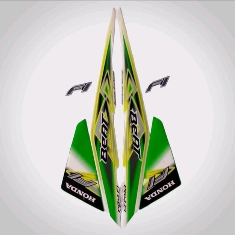 Stiker Striping Beat FI 2013 - List Motor Beat FI 2013 - Lis Les Body Beat FI 2013 TERMURAH Hijau