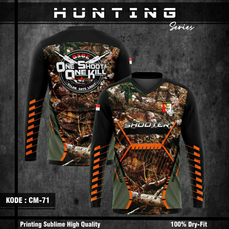 Baju Jersey Hunting Kombinasi Perbakin