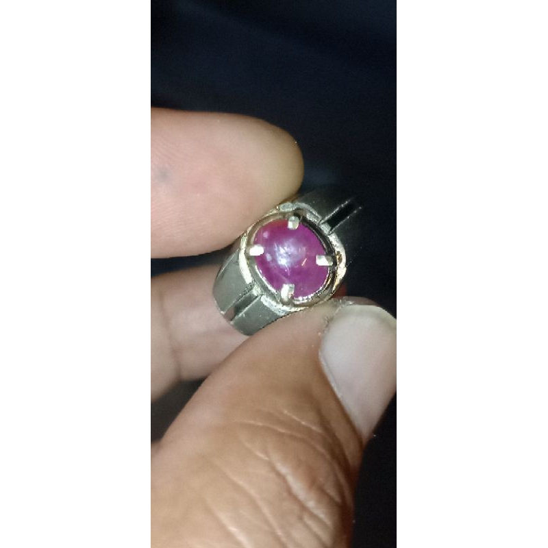 Natural Ruby Star Burma Nh