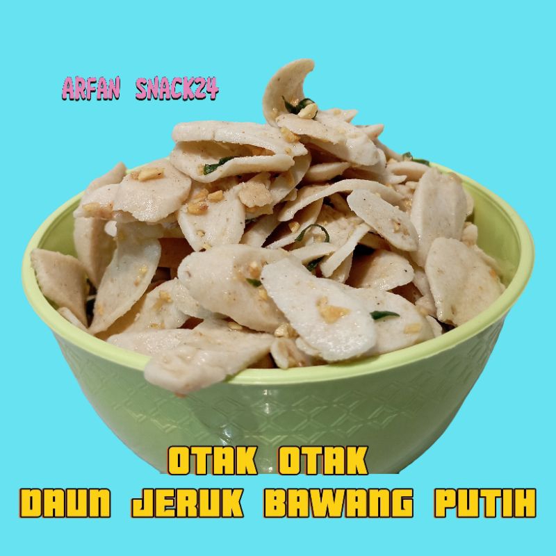 

OTAK OTAK DAUN JERUK CRISPY GURIH BAWANG PUTIH ENAK CAMILAN MURAH 100 gram