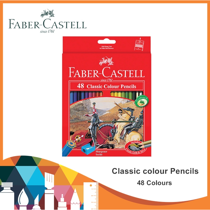 

Faber Castel 48 Classic Colour Pencils - Pensil Warna 48 Warna