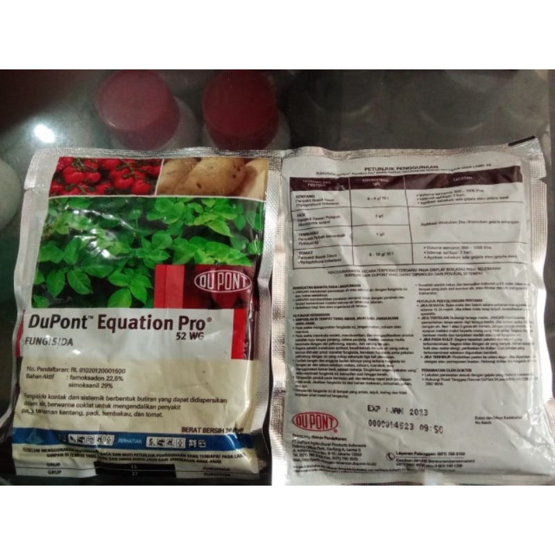 obat fungisida DUPONT EQUATION PRO lama 30gr