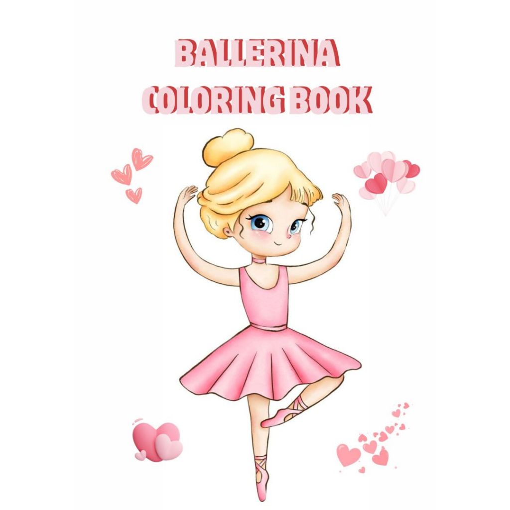 

BALLERINA COLORING BOOK CUTE AESTHETIC SKETSA MEWARNAI BUKU MENGGAMBAR ANAK REMAJA KERTAS TEBAL PREMIUM