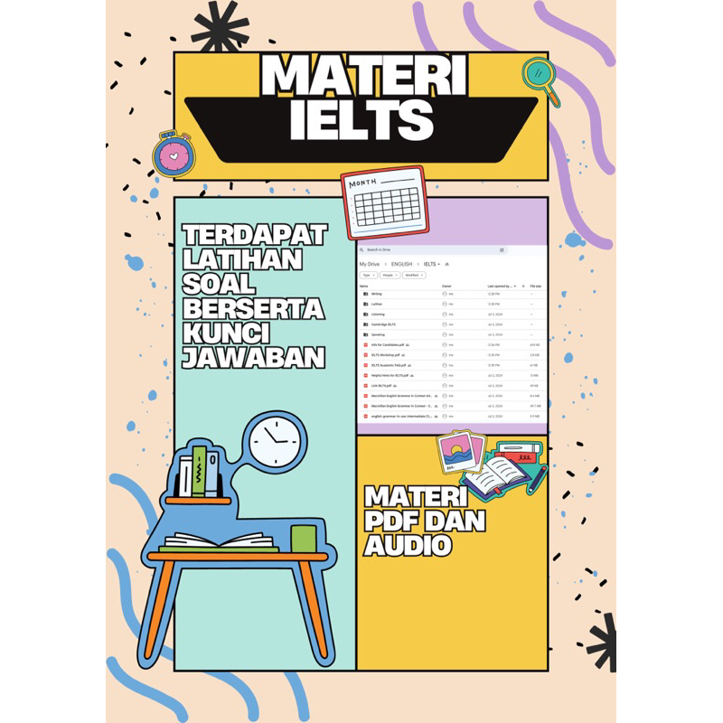 Materi IELTS. PDF dan Audio