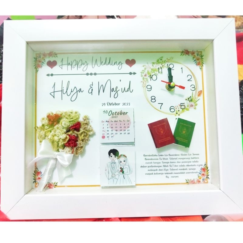 frame jam wedding anniversary ultah graduation