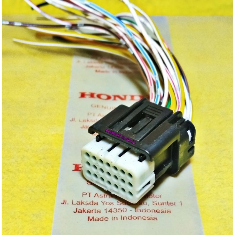 Soket kabel modul SCU soket modul SCU kunci kontak Honda Vario/ADV/PCX PIN 21 soket konektor modul S