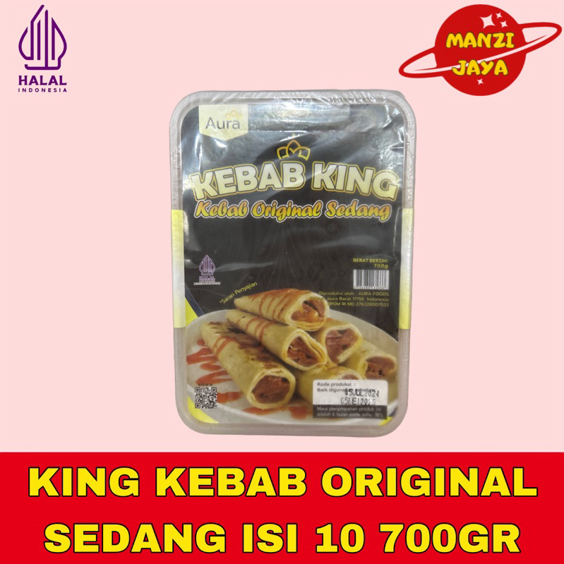 

KING Kebab Original, Saus Cabe, Cheddar, Mozzarella 700gr