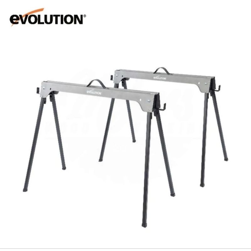 EVOLUTION COMPACT FOLDING METAL SAW HORSE 1 Set (2pcs)
