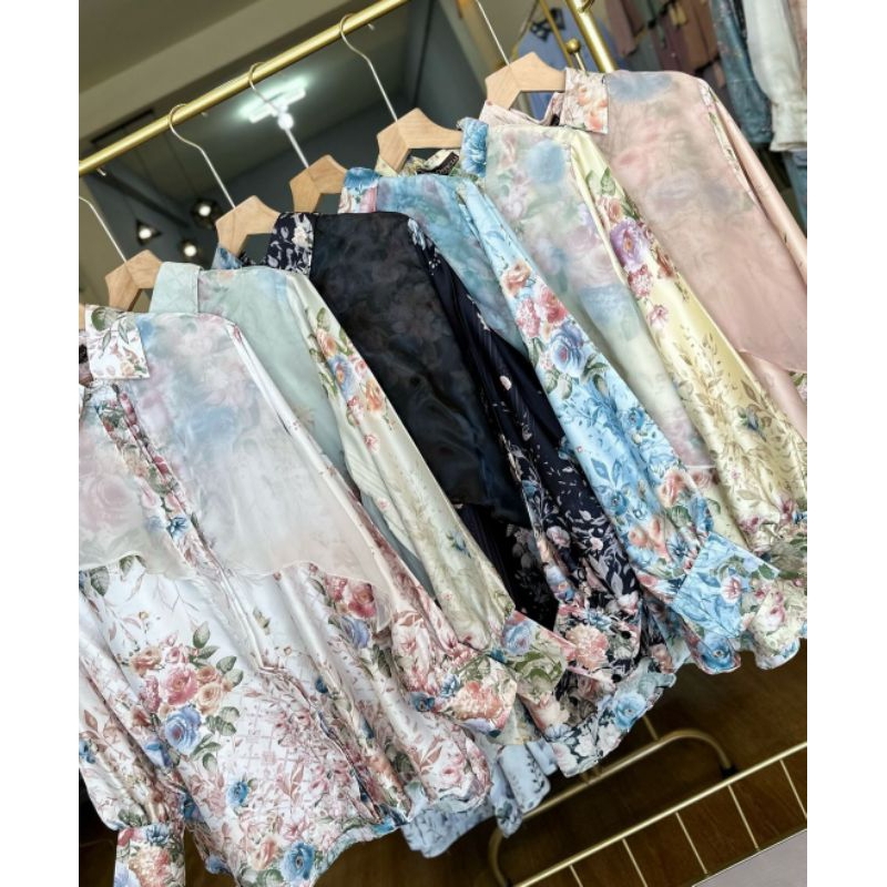 silky printing mix organza