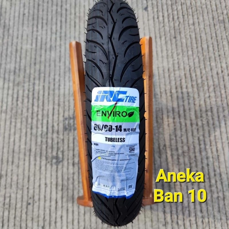 Ban IRC 80/90-14 Enviro Tubeless Ban Depan Beat Vario 125