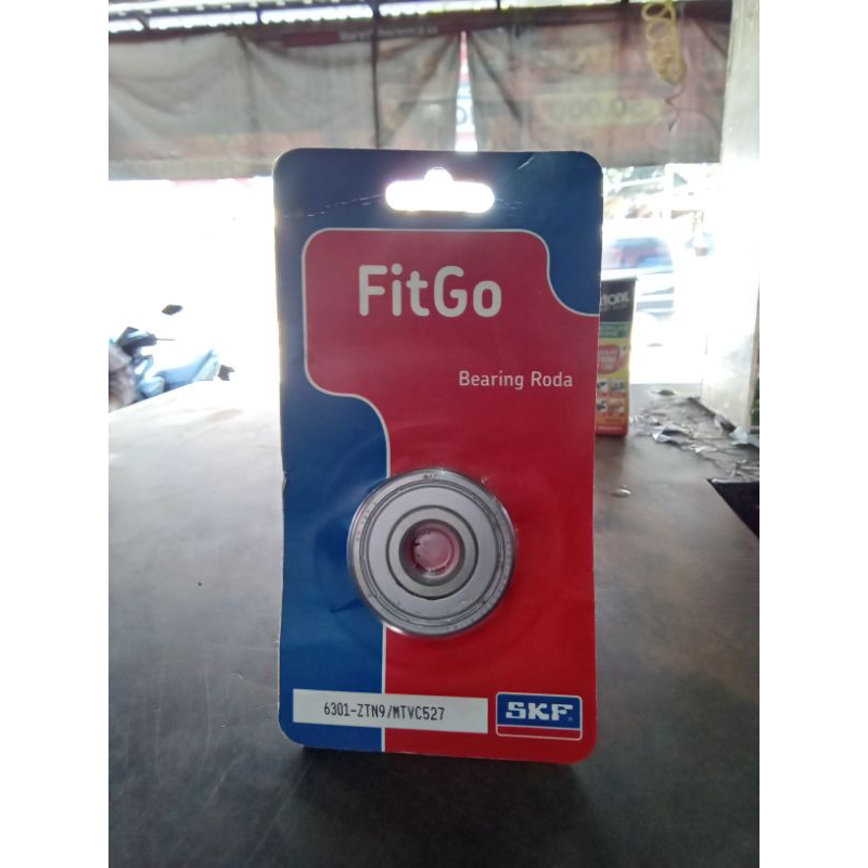 LAHER SKF FITGO 6301-Z BUAT DEPAN MOTOR GRAND/SUPRA,BELAKANG BEBEK YAMAHA