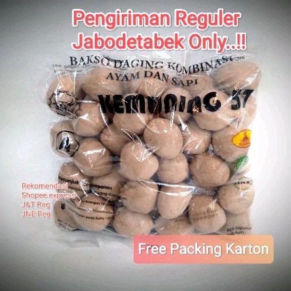 

Bakso Kemuning 57 Tipe A Isi 50 Butir