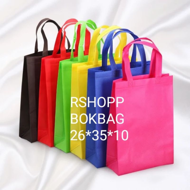 

Tas Spunbond Box 25x35x10cm / Goodie Bag Kotak Tebal 75gsm / Tas Belanja, Tas Souvenir