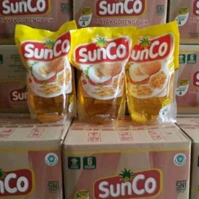 

MINYAK GORENG SUNCO, FILMA 1 DUS ISI 6 KEMASAN 2 LITER